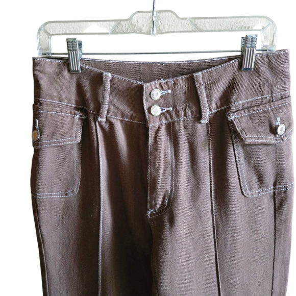 SHEIN Brown Casual Trousers - Picture 3 of 12